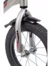Велосипед детский NOVATRACK Lumen 14 (серебристый/красный, 2019) icon 2